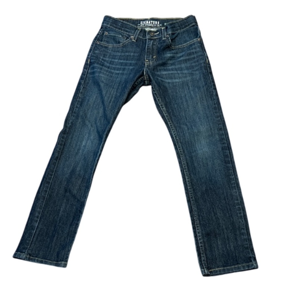 Signature by Levi Strauss Blue Skinny Jeans Size Regular 12